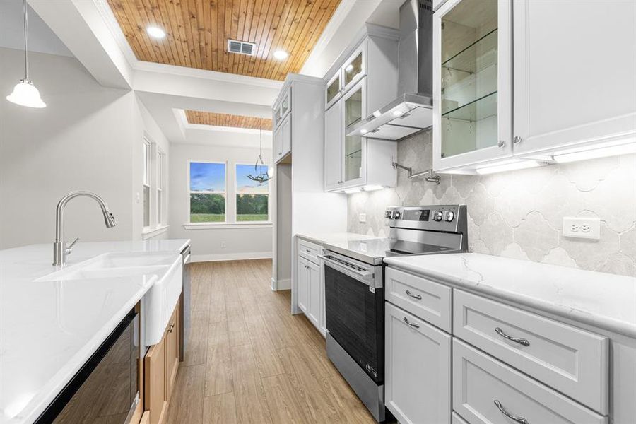 Furnished interior view inside a new home in , Greenville (Image 12).