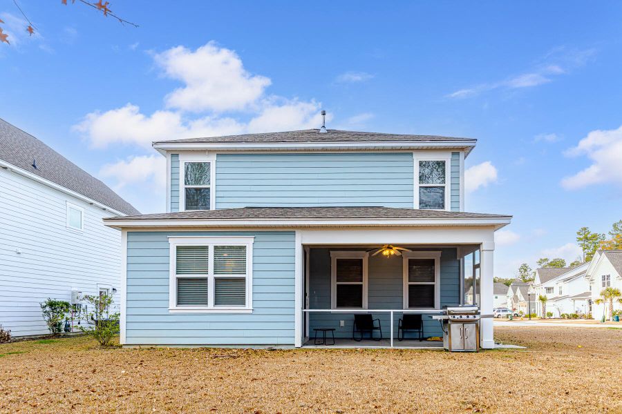 Exterior details and patio area of a home in , Summerville (Image 4).
