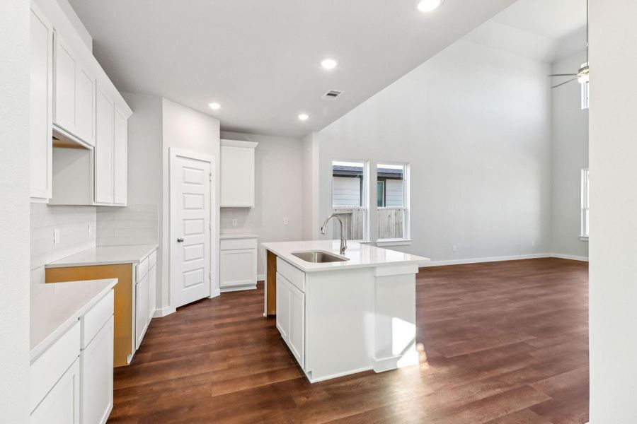 Furnished interior view inside a new home in Bluestem, Brookshire (Image 7).
