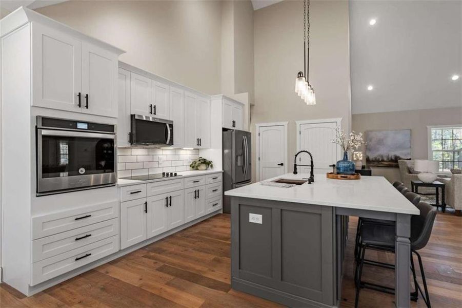 Furnished interior view inside a new home in , Morganton (Image 14).