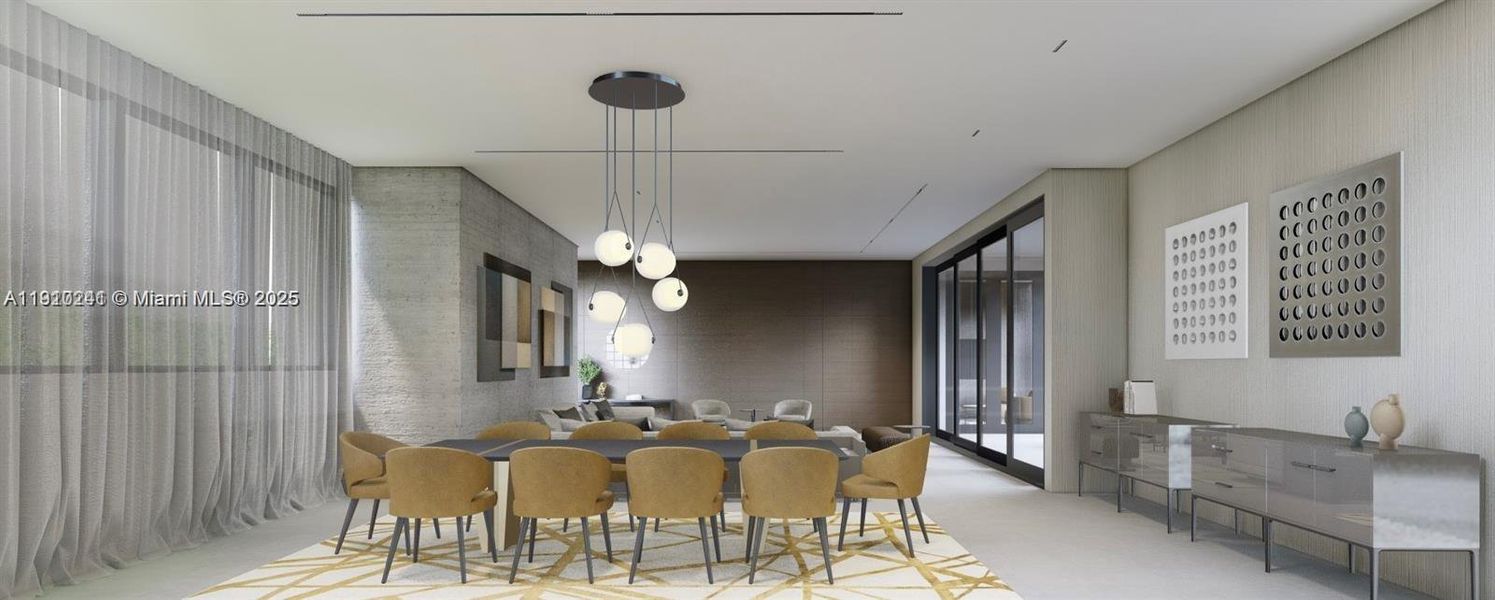 Furnished interior view inside a new home in , Miami (Image 5). Furnished interior view inside a new home in , Miami (Image 5).