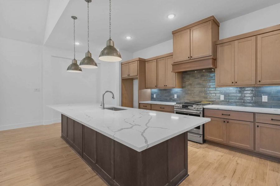 Representative furnished interior of a home built from the Brentwood by Chesmar Homes in Fulshear Lakes, Fulshear (Image 8).