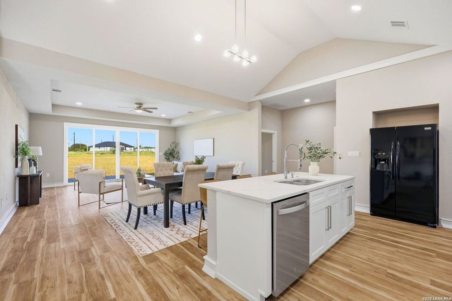 Furnished interior view inside a new home in , Atascosa (Image 7).