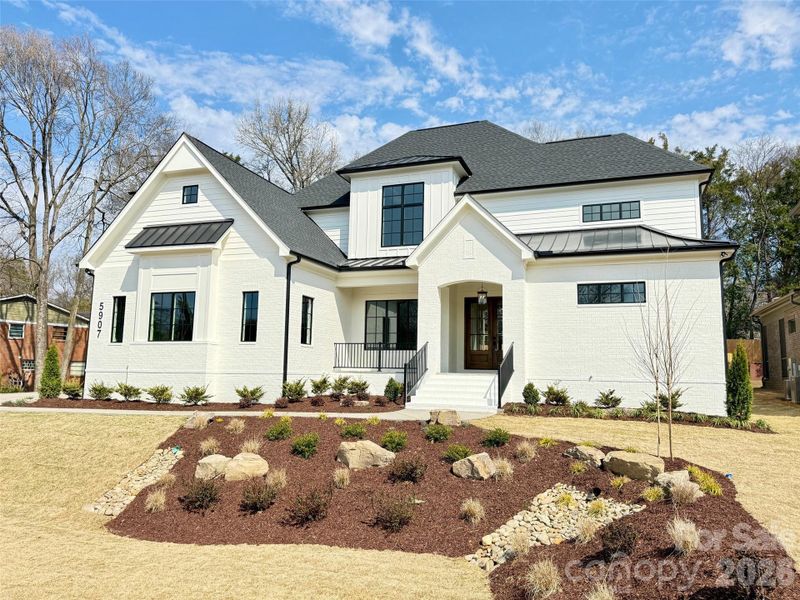 Front exterior of a new home in , Charlotte, NC, highlighting curb appeal (Image 24).