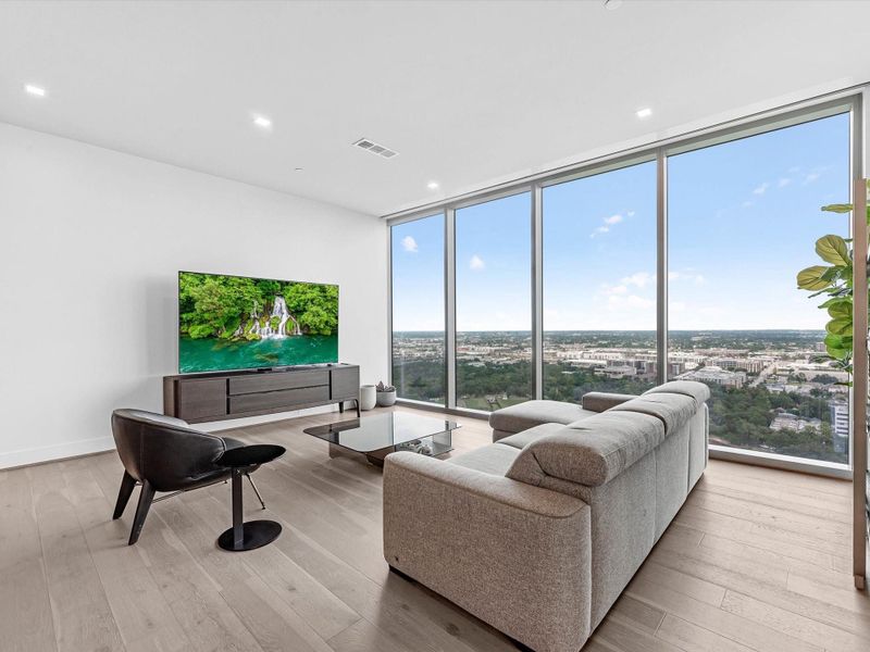 Furnished interior view inside a new home in , Houston (Image 3).