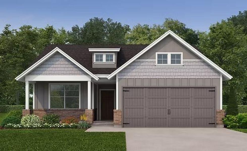 Front exterior of a new home in , Bay City, TX, highlighting curb appeal (Image 23).