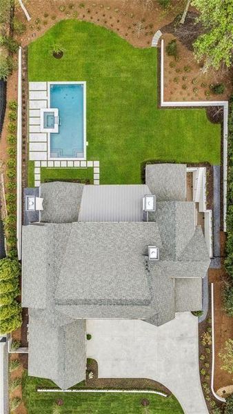 Exterior details and patio area of a home in , Atlanta (Image 22).
