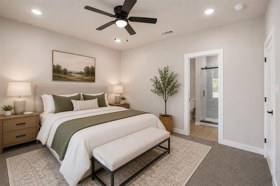 Furnished interior view inside a new home in , Bridgeport (Image 9).