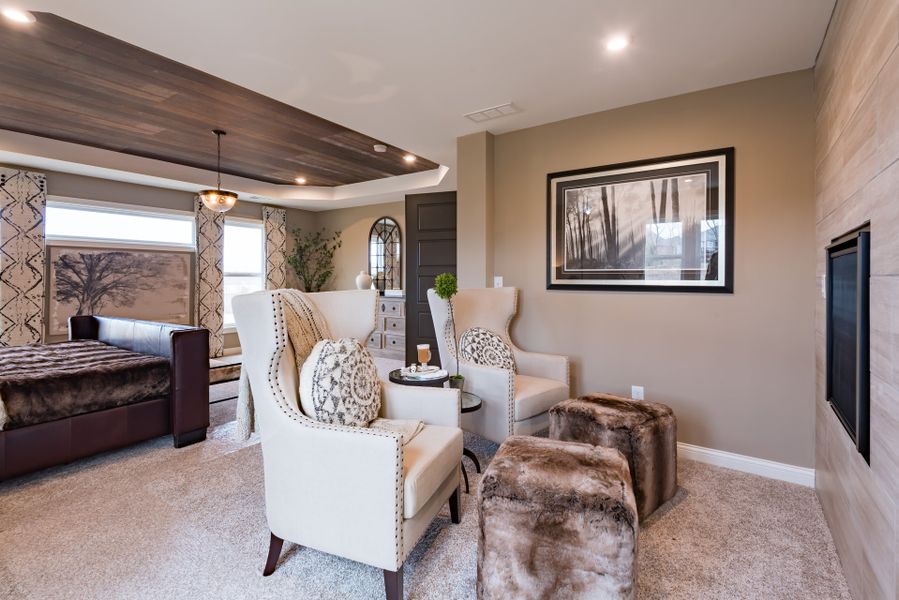 Furnished interior view inside a new home in The Estates and Meadows at Floyds Fork, Louisville (Image 22).