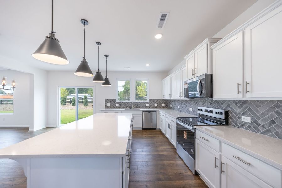 Furnished interior view inside a new home in Morrow Brook, Albemarle (Image 3). Furnished interior view inside a new home in Morrow Brook, Albemarle (Image 3).