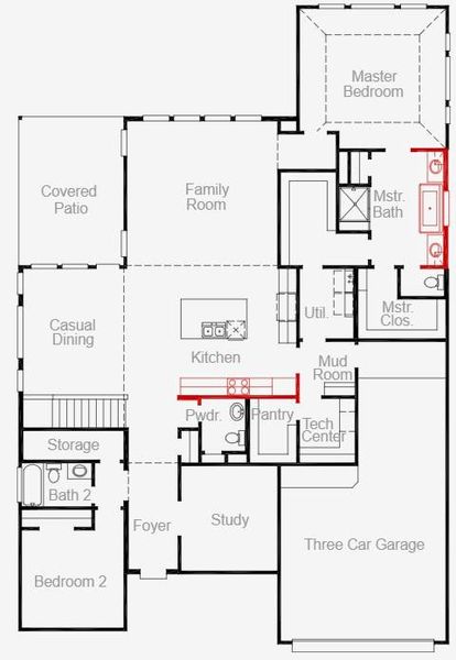 1st Floorplan - Representative Photo