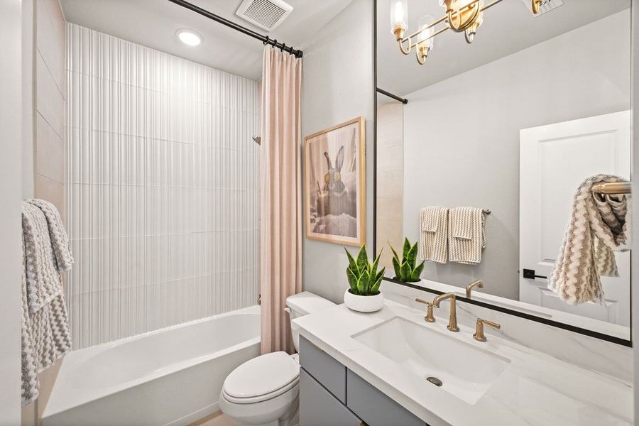 Furnished interior view inside a new home in Jubilee 45' 70', Hockley (Image 40).