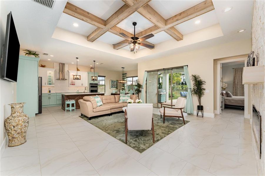 Furnished interior view inside a new home in , Auburndale (Image 11).
