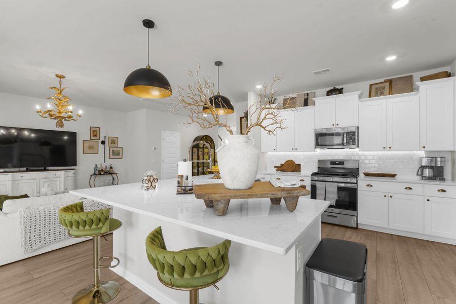 Furnished interior view inside a new home in Sweetgrass at Summers Corner, Summerville (Image 12).