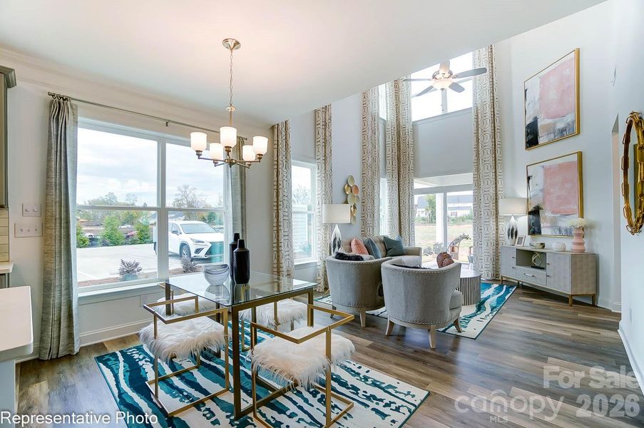 Furnished interior view inside a new home in Harrisburg Village, Harrisburg (Image 23).