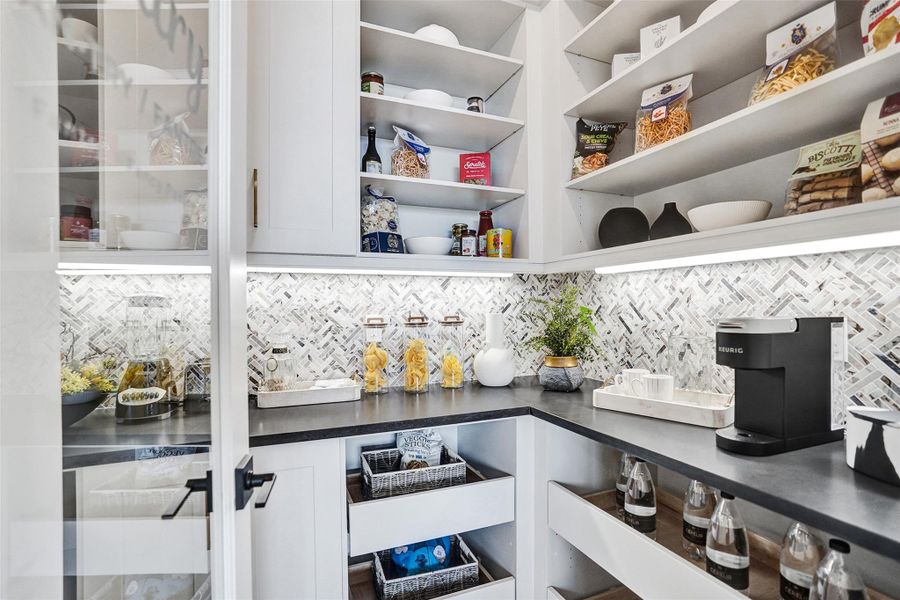 Furnished interior view inside a new home in Esprit at Avenir, Palm Beach Gardens (Image 39).