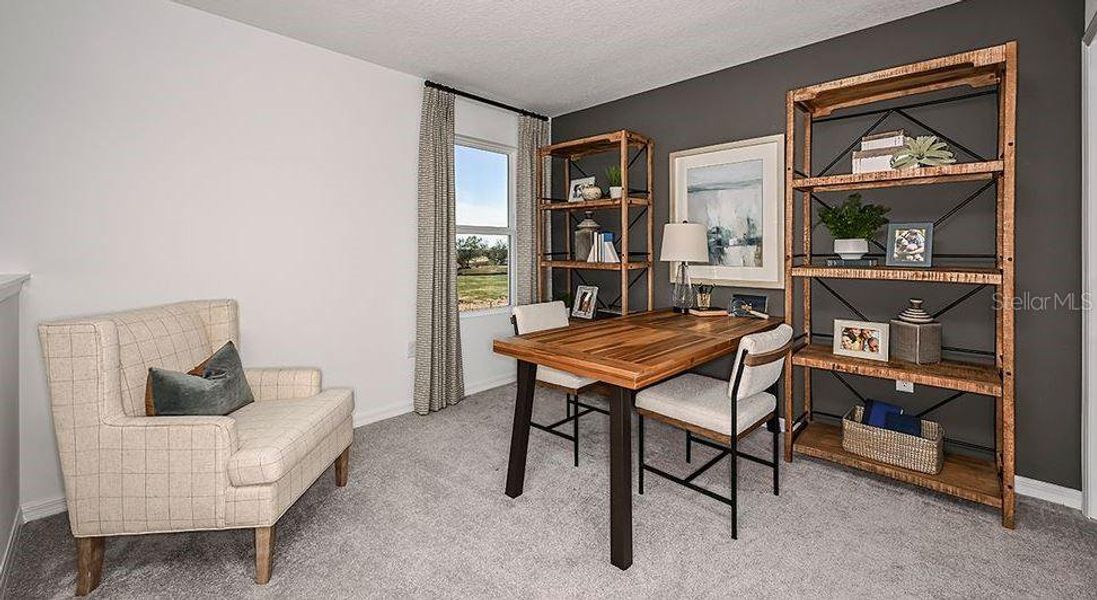 Furnished interior view inside a new home in Waterstone, Groveland (Image 7).
