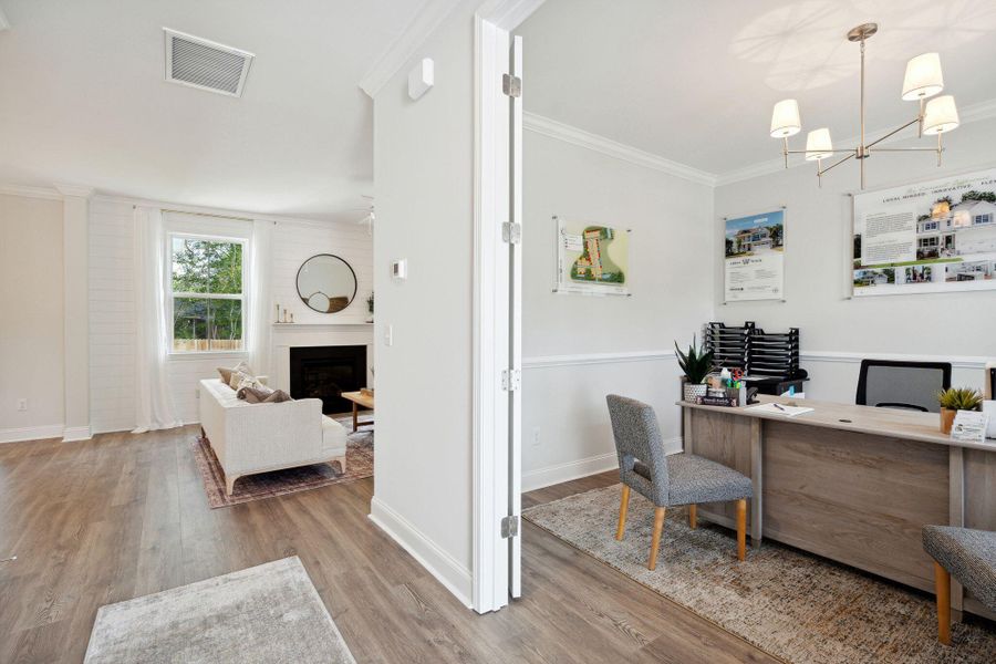 Furnished interior view inside a new home in High Point at Foxbank, Moncks Corner (Image 25).