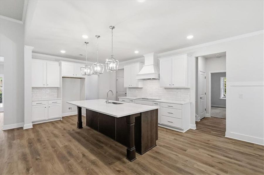 Furnished interior view inside a new home in , Monroe (Image 9).
