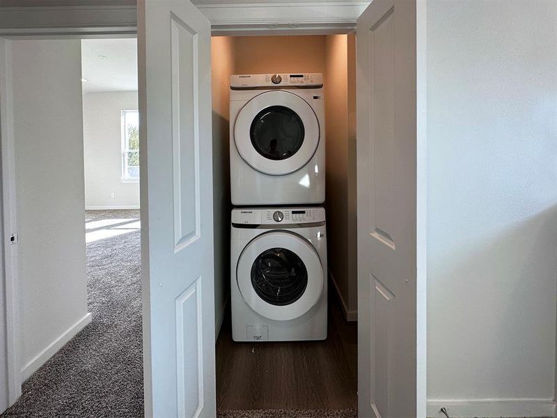 2nd Floor - Utility Room for stackable appliances. (Washer/Dryer not included).