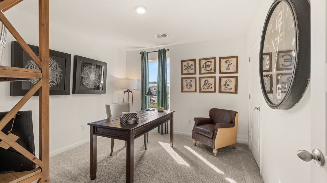 Representative furnished interior of a home built from the Hayden by D.R. Horton in Poplar Preserve, Newnan (Image 24).
