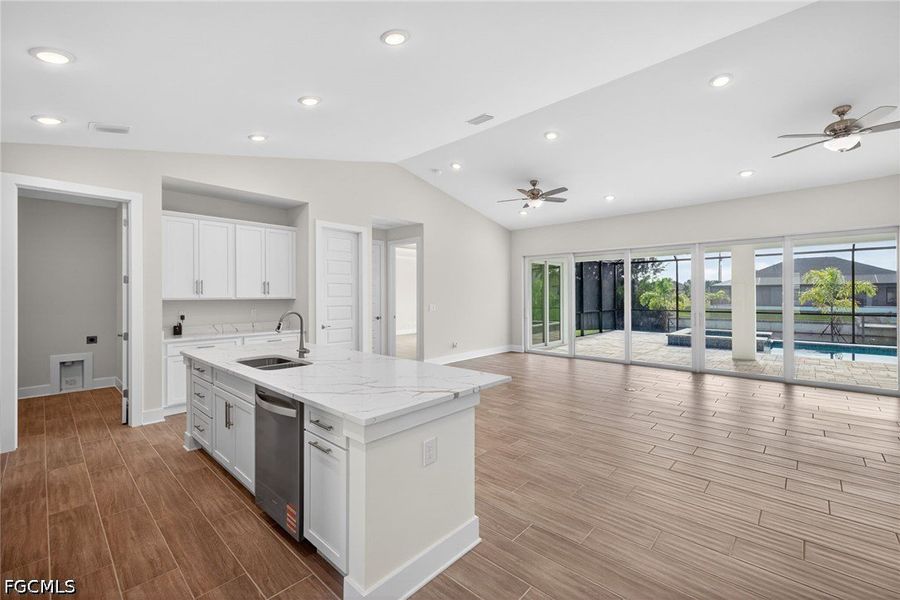 Furnished interior view inside a new home in Cape Coral, Cape Coral (Image 9). Furnished interior view inside a new home in Cape Coral, Cape Coral (Image 9).