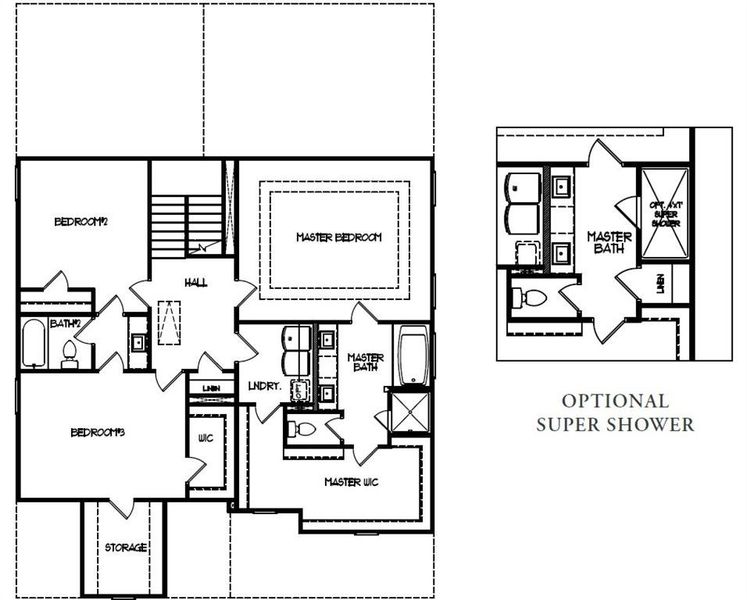 2D floor plan layout of this home in , Hoschton, GA (Image 3). 2D floor plan layout of this home in , Hoschton, GA (Image 3).