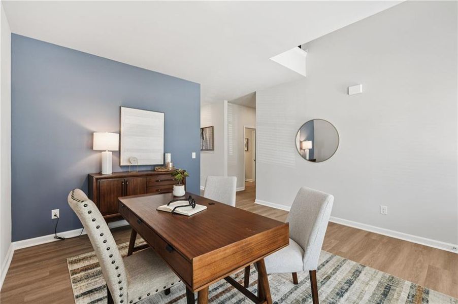 Furnished interior view inside a new home in The Hills at Cedar Creek, Winder (Image 11).