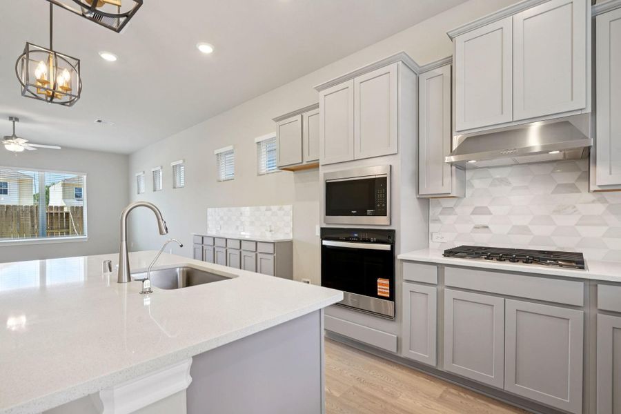 Furnished interior view inside a new home in Kemah Crossing - Luxe Series, Kemah (Image 15).