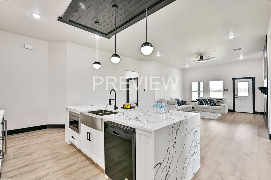 Furnished interior view inside a new home in , Angleton (Image 26).