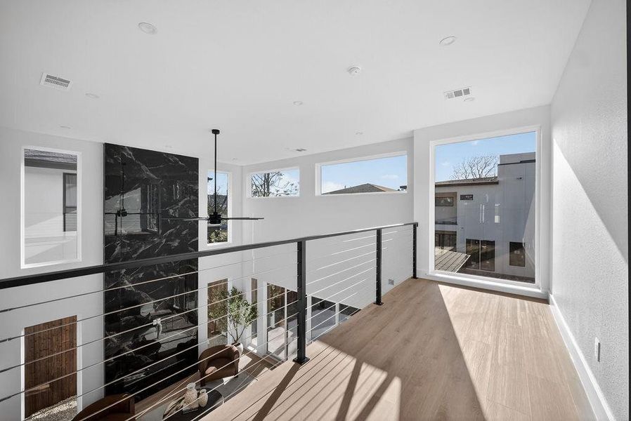 Furnished interior view inside a new home in , Dallas (Image 16).