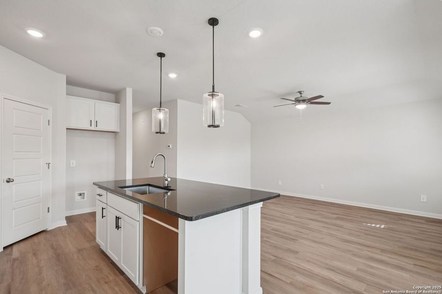 Furnished interior view inside a new home in Arcadia Ridge - Premier Series, San Antonio (Image 12). Furnished interior view inside a new home in Arcadia Ridge - Premier Series, San Antonio (Image 12).