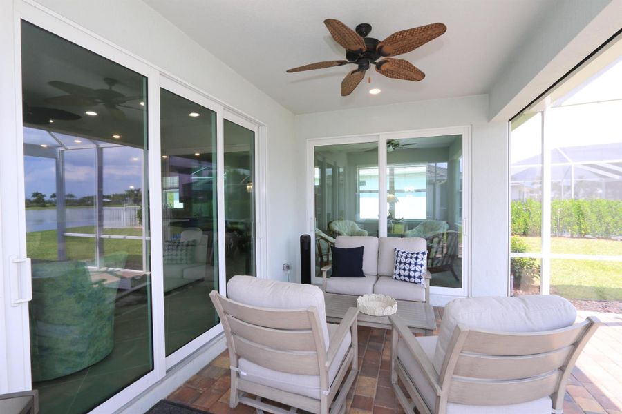 Furnished interior view inside a new home in , Port St. Lucie (Image 13).