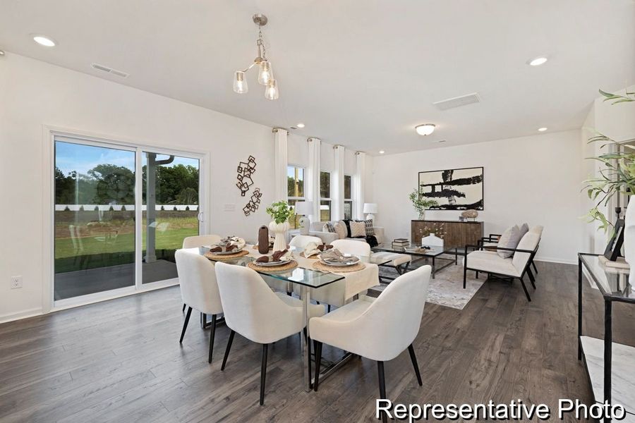 Furnished interior view inside a new home in Edgewater - Cottage Greens, Lancaster (Image 5).