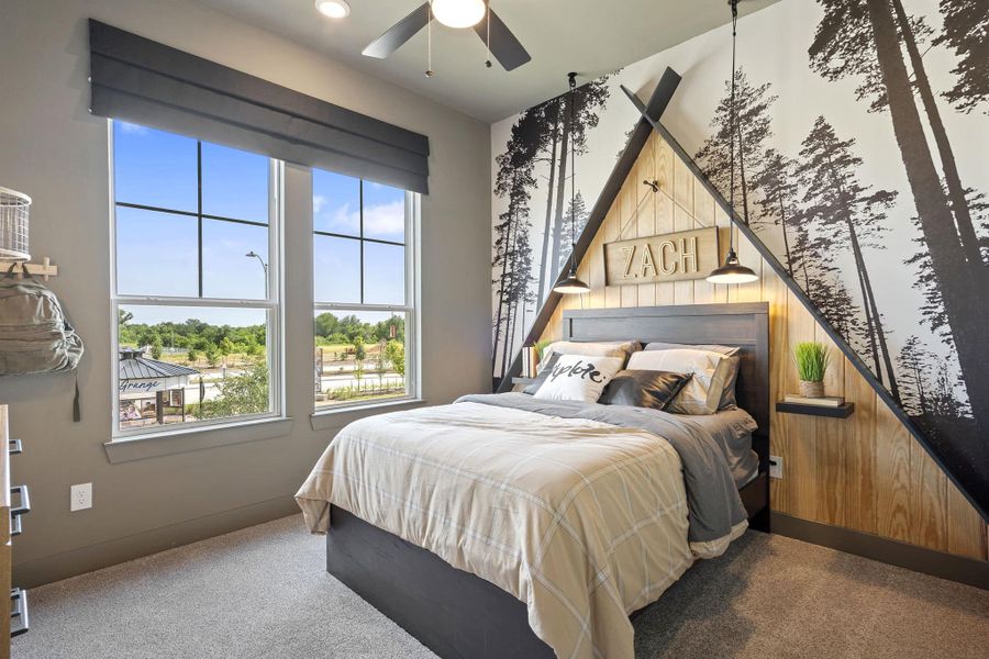 Furnished interior view inside a new home in Meridiana, Manvel (Image 34).