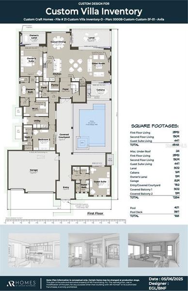 2D floor plan layout of this home in , Lutz, FL (Image 5).