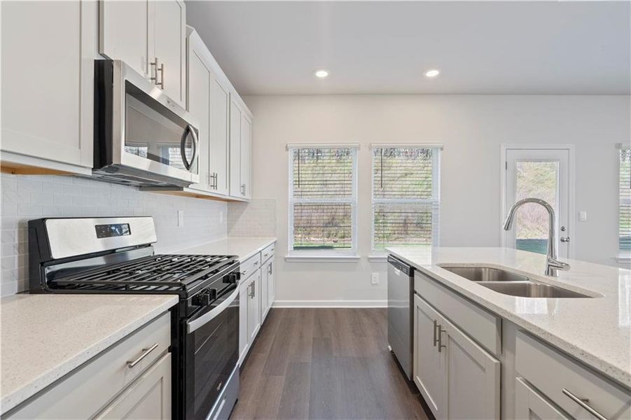 Furnished interior view inside a new home in Hamilton Crossing, Buford (Image 4).
