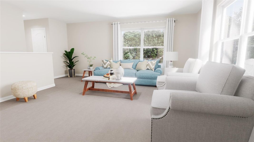 Furnished interior view inside a new home in , Temple (Image 4).