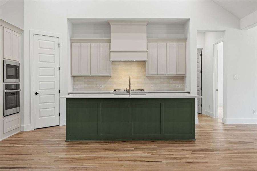 Furnished interior view inside a new home in Rolling Creek Ranch, Aledo (Image 11).