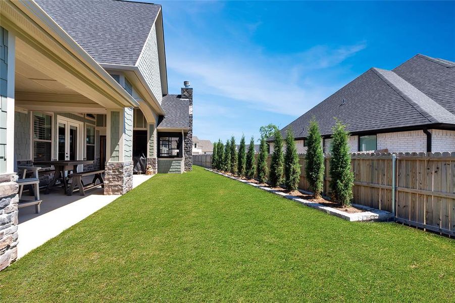 Exterior details and patio area of a home in , Flint (Image 24).