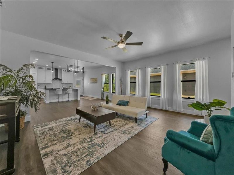 Furnished interior view inside a new home in , Granbury (Image 6). Furnished interior view inside a new home in , Granbury (Image 6).