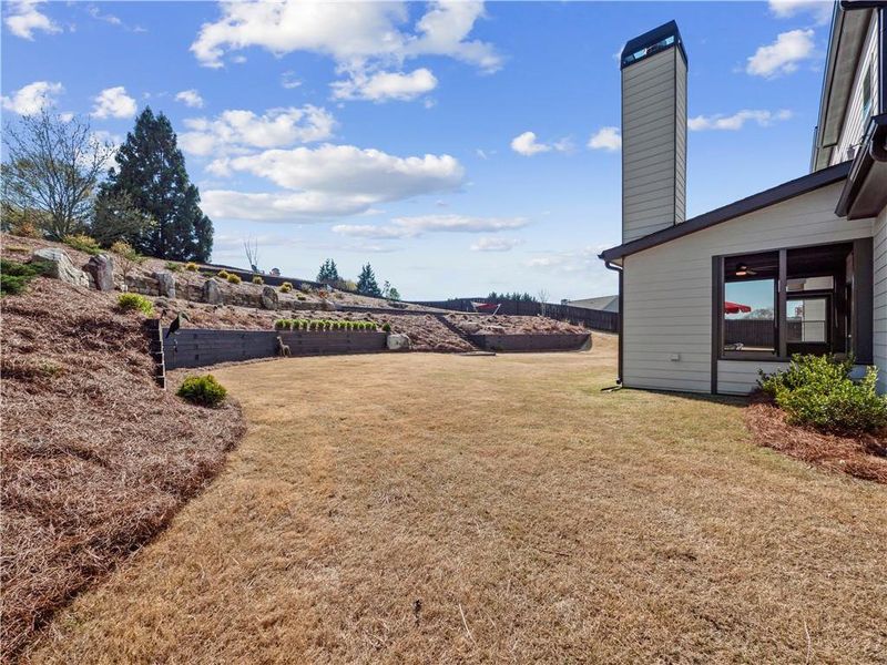 Exterior details and patio area of a home in , Hoschton (Image 29).