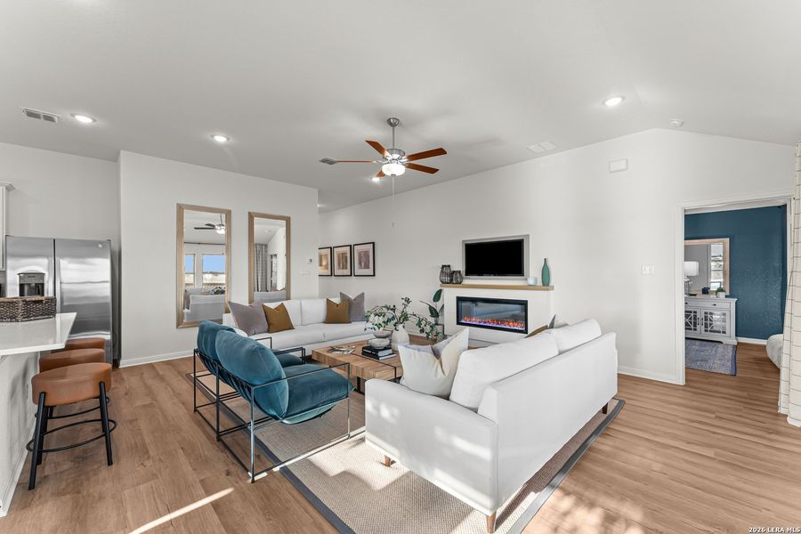 Furnished interior view inside a new home in Greenspoint Heights, Seguin (Image 5).