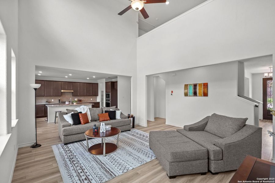 Furnished interior view inside a new home in Ladera, San Antonio (Image 14).