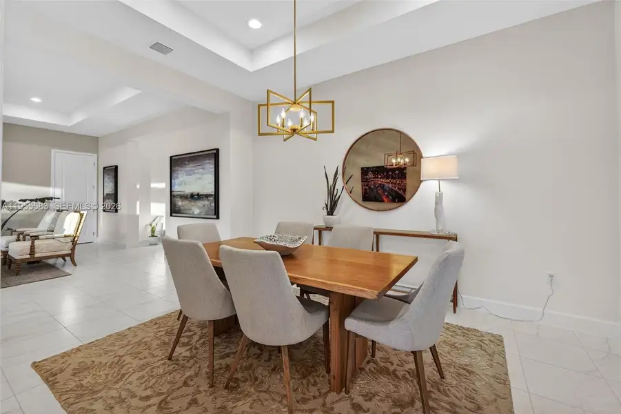 Furnished interior view inside a new home in , Port St. Lucie (Image 10).