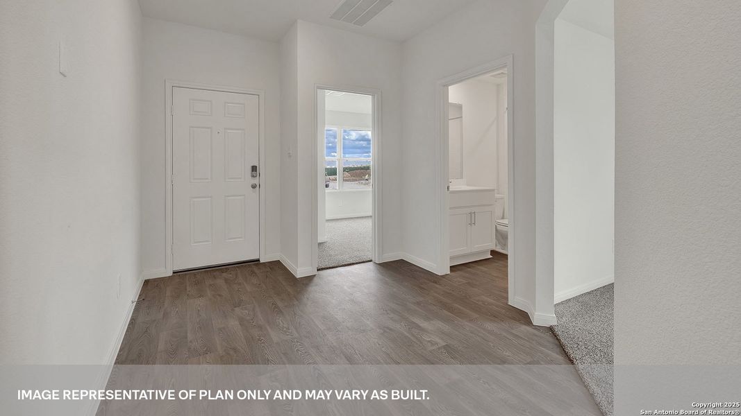 Spacious, unfurnished interior of a new home in Trace, San Marcos (Image 21). Spacious, unfurnished interior of a new home in Trace, San Marcos (Image 21).