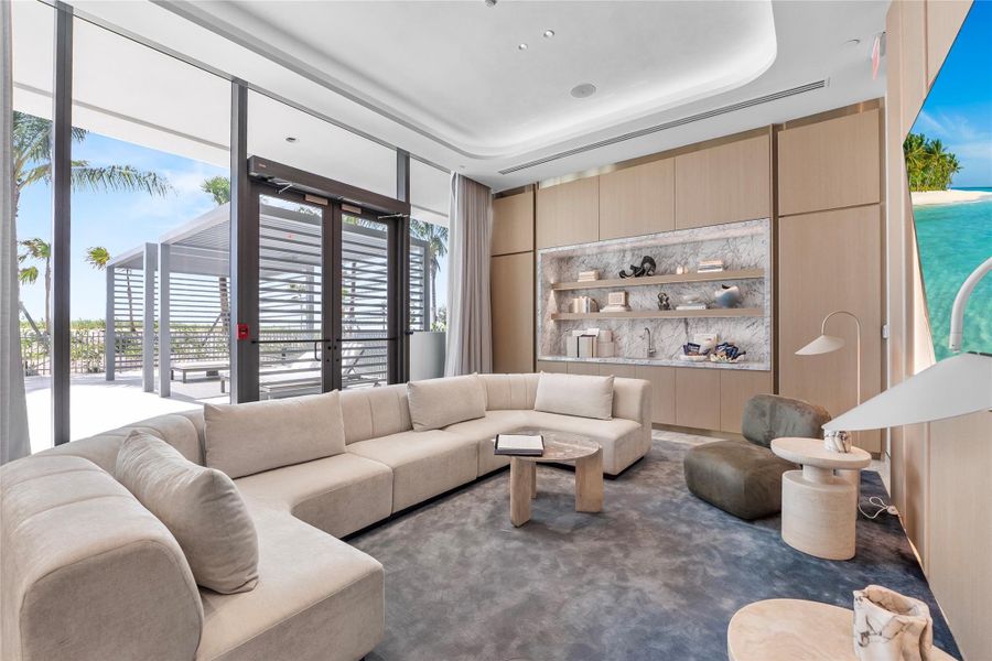 Private TV Viewing Room