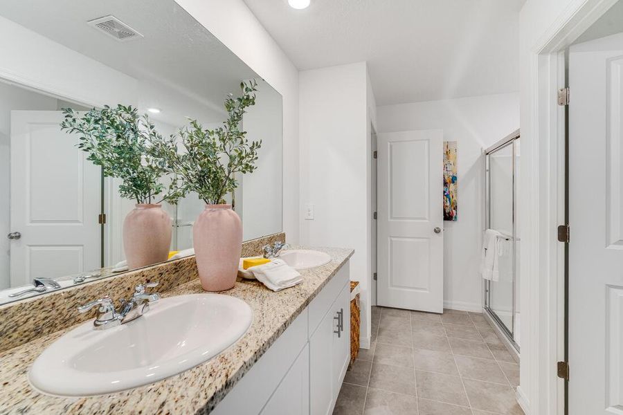 Furnished interior view inside a new home in Palm Wind, Hudson (Image 18).