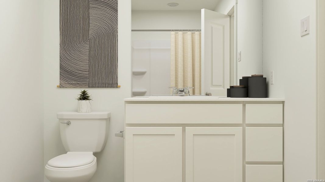 Furnished interior view inside a new home in Stone Garden, Elmendorf (Image 7).