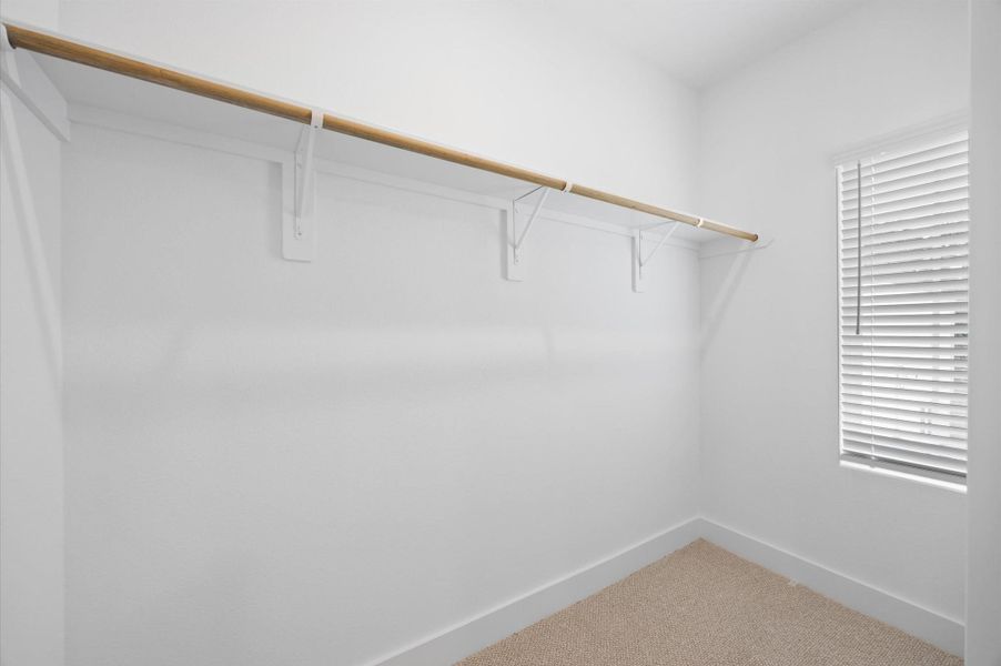 Huge walk-in closet - Primary bedroom
